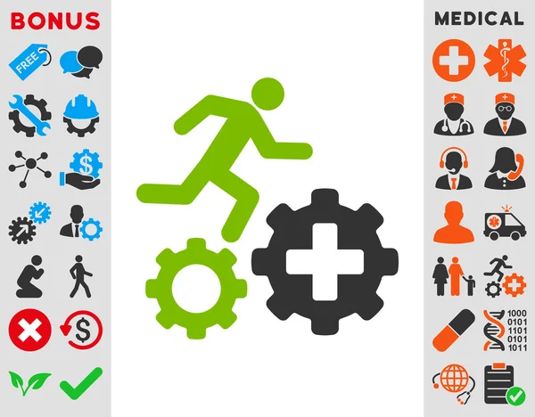 Treatment Process Icon — Stock Photo, Image