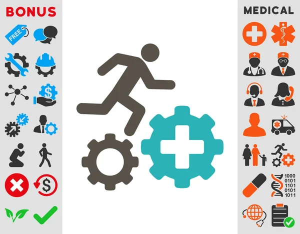 Treatment Process Icon — Stock Photo, Image