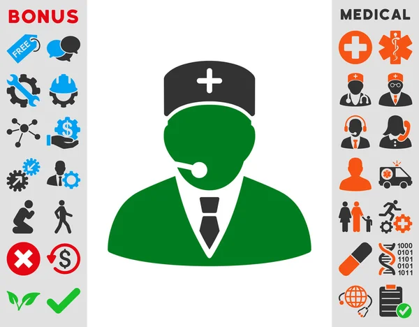 Medical Manager Icon — Stock Photo, Image