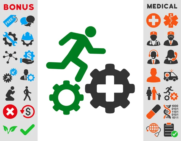 Treatment Process Icon — Stock Photo, Image