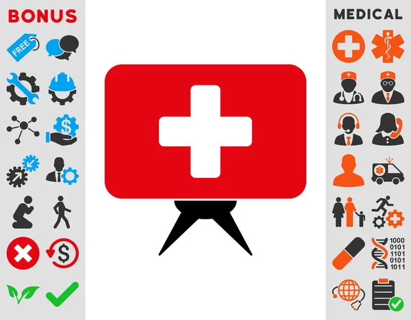 Icona di presentazione dell'assistenza sanitaria — Foto Stock