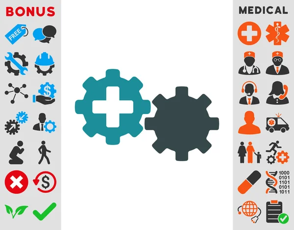 मेडिकल प्रोसेस आइकन — स्टॉक फ़ोटो, इमेज