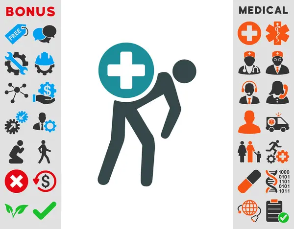 Medicatie Courier pictogram — Stockfoto