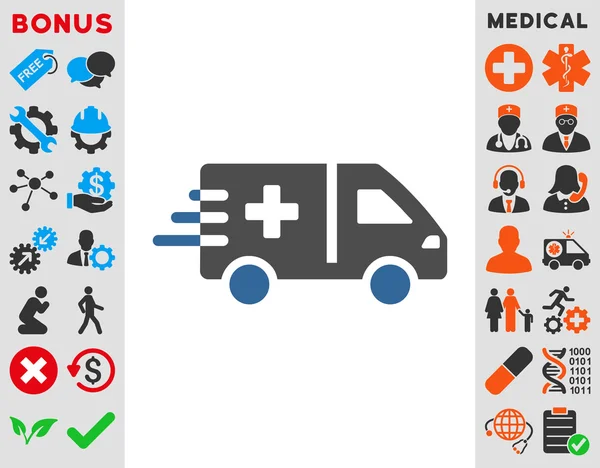 Icono del coche de emergencia — Foto de Stock