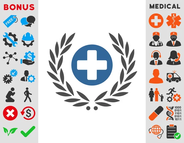 Health Care Embleme Icon — Stock Photo, Image