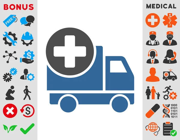 의료 전달 아이콘 — 스톡 사진