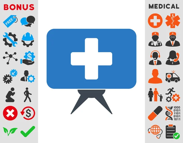 Health Care Presentation Icon — Stock Photo, Image