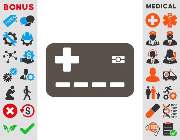 Carte d'assurance médicale Icône — Photo