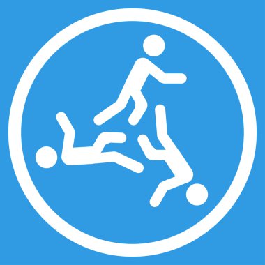 Hareketli erkekler simgesi yuvarlak