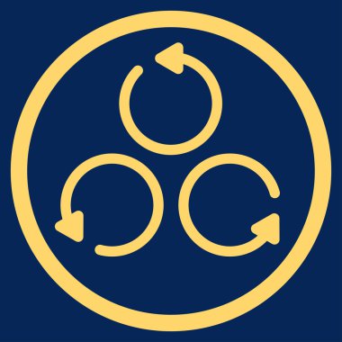 Yuvarlak döndürme simgesi