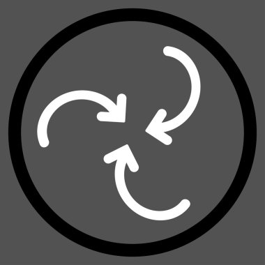 Oklar yuvarlak simge Jakuzziler