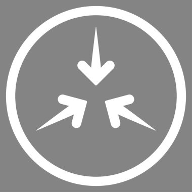 Etkisi okları simge yuvarlak