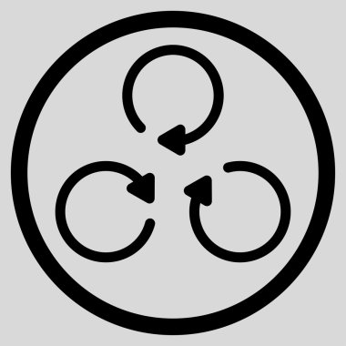 Yuvarlak döndürme simgesi