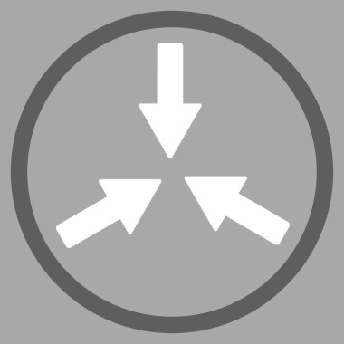 Oklar yuvarlak simge collide