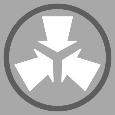 Oklar yuvarlak simge küçültmek