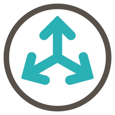 Yön türevleri yuvarlak simge