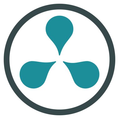 Harita işaretleri yuvarlak simge