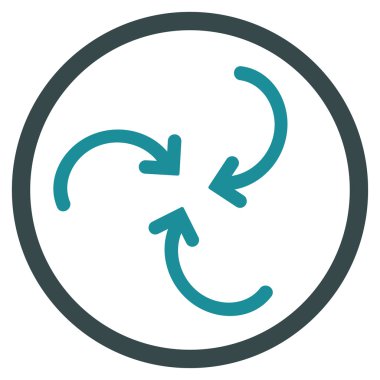 Oklar yuvarlak simge Jakuzziler