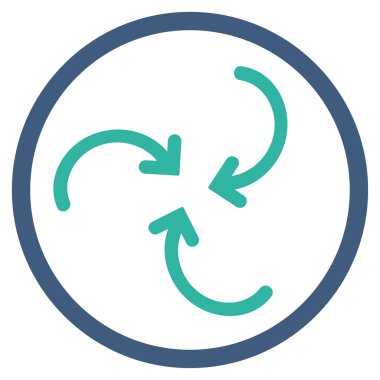 Oklar yuvarlak simge Jakuzziler