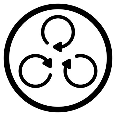 Yuvarlak döndürme simgesi