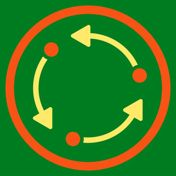 Rotate Rounded Icon — Stock Photo, Image