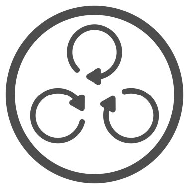 Yuvarlak döndürme simgesi