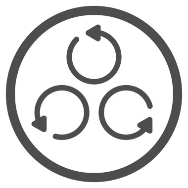 Yuvarlak döndürme simgesi