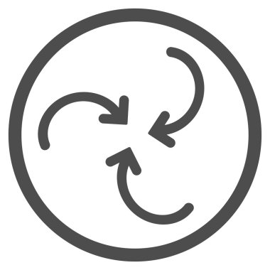 Oklar yuvarlak simge Jakuzziler