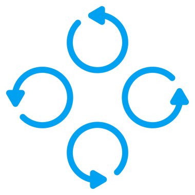 Düz döndürme simgesi