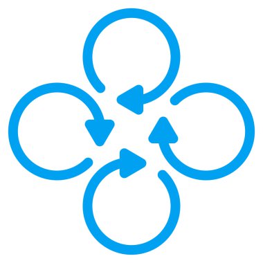 Düz döndürme simgesi