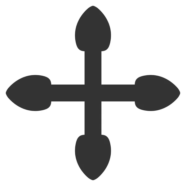 Ploché ikony šipky — Stockový vektor