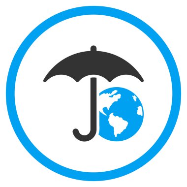 Earth şemsiye simgesini