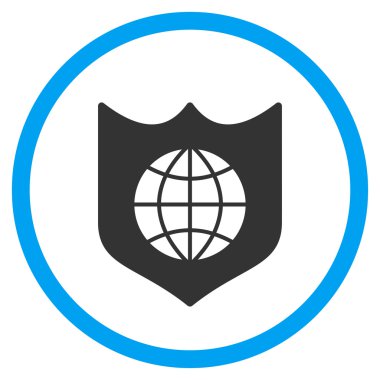 Küresel kalkan kutsal kişilerin resmi