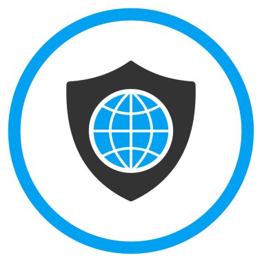 Küresel kalkan kutsal kişilerin resmi