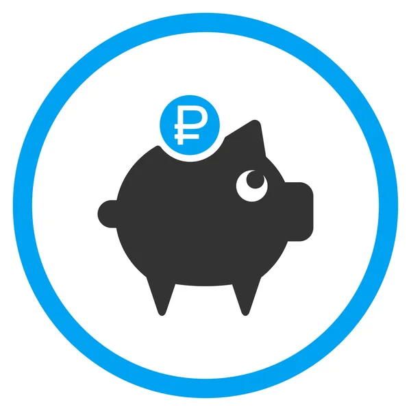 Roebel Piggy Bank pictogram — Stockvector