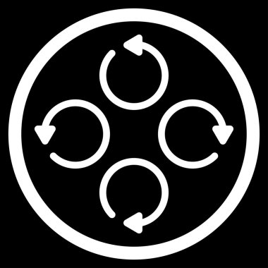 Düz döndürme simgesi