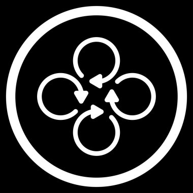 Düz döndürme simgesi