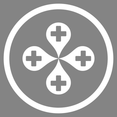 Hastane harita işaretleri simgesi