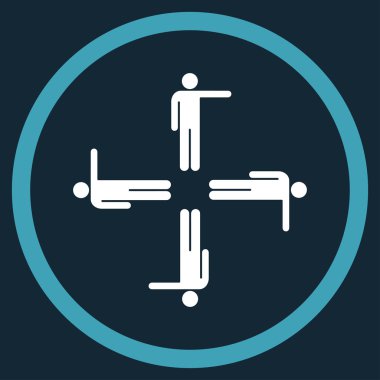 Erkekler simgesini işaret