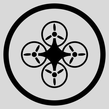 Nanocopter düz simgesi