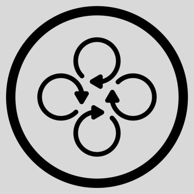 Düz döndürme simgesi