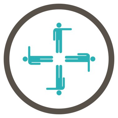 Erkekler simgesini işaret