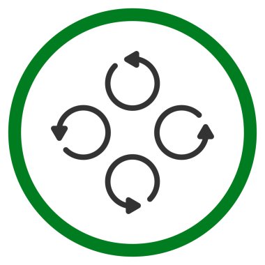 Düz döndürme simgesi