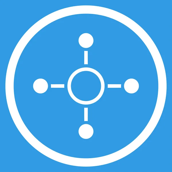 Icono de estructura radial — Archivo Imágenes Vectoriales