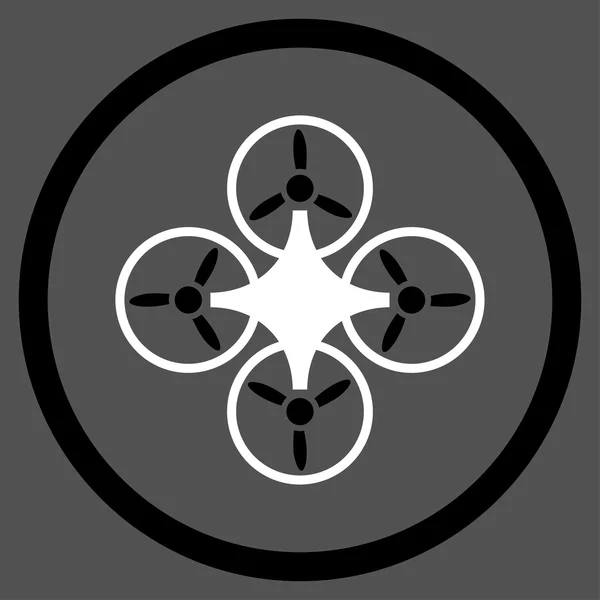 Nanocopter Icono plano — Archivo Imágenes Vectoriales