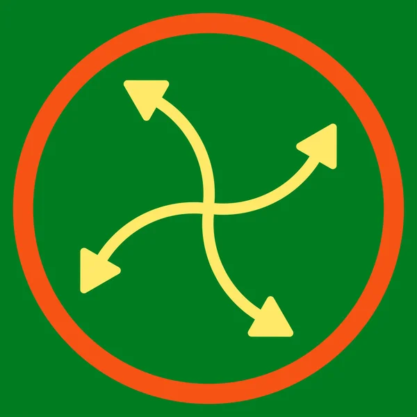 Wirbelpfeil-Symbol — Stockvektor