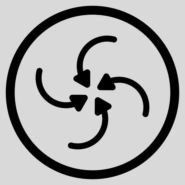 Символ вихревых стрел — стоковый вектор