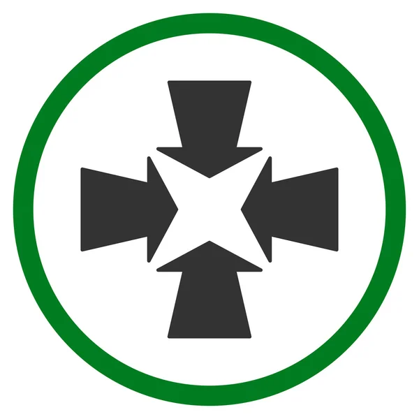 Schrumpfpfeil-Symbol — Stockvektor