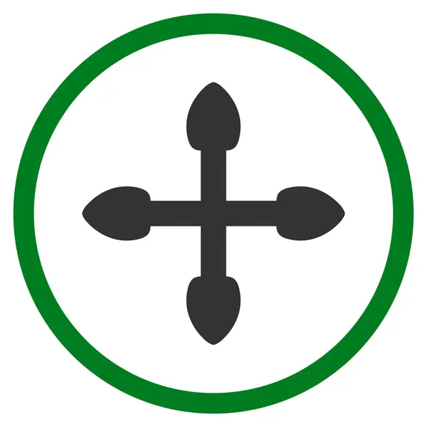 Flechas Icono plano — Archivo Imágenes Vectoriales