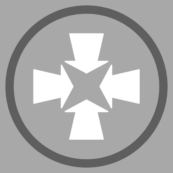 Икона стрел сокращений — стоковый вектор